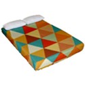 Triangles Pattern  Fitted Sheet (California King Size) View2