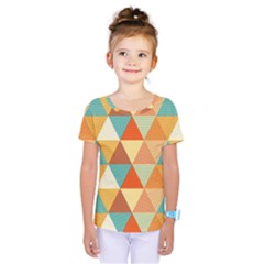 Triangles Pattern  Kids  One Piece Tee