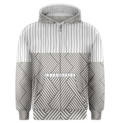 Lines And Stripes Patterns Men s Zipper Hoodie by TastefulDesigns