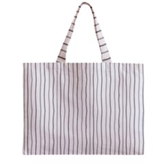 Hand Drawn Lines Pattern Zipper Mini Tote Bag