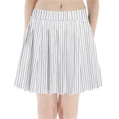 Hand Drawn Lines Pattern Pleated Mini Skirt