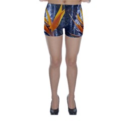 Bird Of Paradise Skinny Shorts by northshoreH