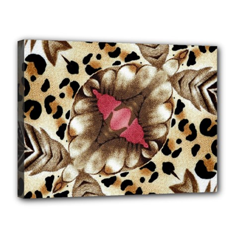 Animal Tissue And Flowers Canvas 16  X 12  by Amaryn4rt