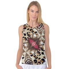 Animal Tissue And Flowers Women s Basketball Tank Top by Amaryn4rt