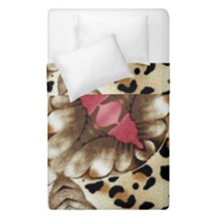 Animal Tissue And Flowers Duvet Cover Double Side (single Size) by Amaryn4rt