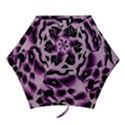 Background Fabric Animal Motifs Lilac Mini Folding Umbrellas View1