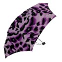 Background Fabric Animal Motifs Lilac Mini Folding Umbrellas View2