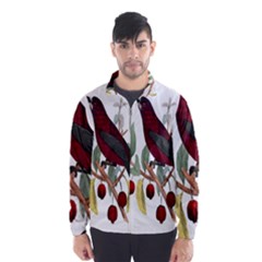 Bird On Branch Illustration Wind Breaker (men)