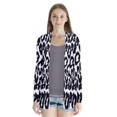 Black And White Leopard Skin Cardigans