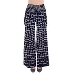 Black White Crocodile Background Pants