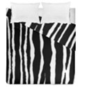 Zebra Background Pattern Duvet Cover Double Side (Queen Size) View1