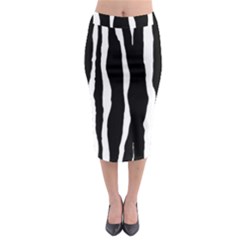 Zebra Background Pattern Midi Pencil Skirt