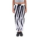 Seamless Zebra A Completely Zebra Skin Background Pattern Women s Jogger Sweatpants View1