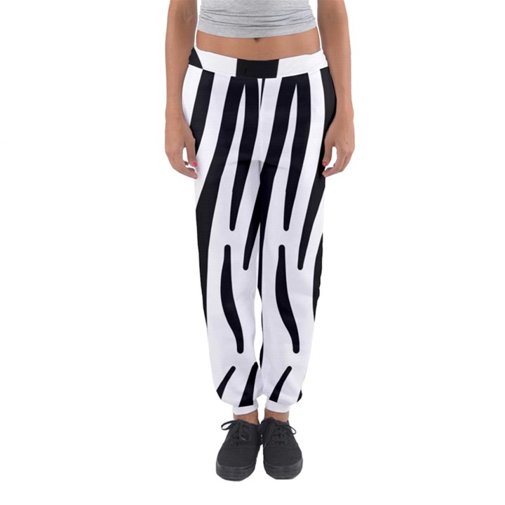 Seamless Zebra A Completely Zebra Skin Background Pattern Women s Jogger Sweatpants