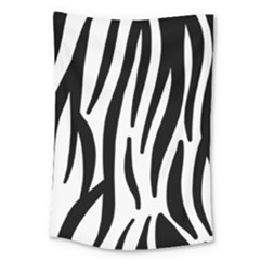 Seamless Zebra A Completely Zebra Skin Background Pattern Large Tapestry