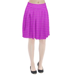 Clovers On Pink Pleated Skirt by PhotoNOLA