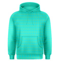 Clovers On Blue Men s Pullover Hoodie