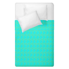 Clovers On Blue Duvet Cover Double Side (single Size) by PhotoNOLA