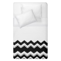 Chevrons Black Pattern Background Duvet Cover (single Size)