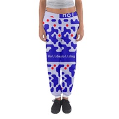 Digital Computer Graphic Qr Code Is Encrypted With The Inscription Women s Jogger Sweatpants by Amaryn4rt