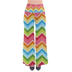 Colorful Background Of Chevrons Zigzag Pattern Pants by Amaryn4rt