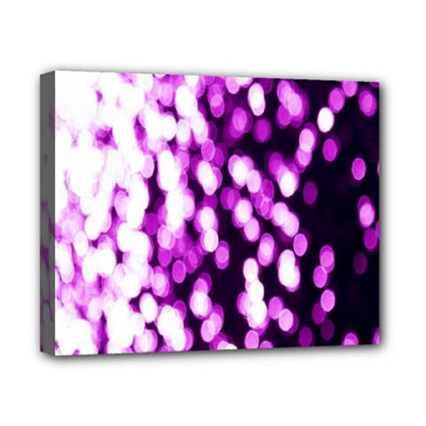 Bokeh Background In Purple Color Canvas 10  X 8 