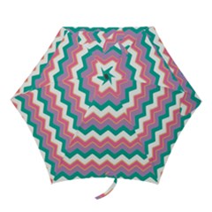 Chevron Pattern Colorful Art Mini Folding Umbrellas