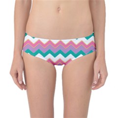 Chevron Pattern Colorful Art Classic Bikini Bottoms