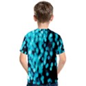 Bokeh Background In Blue Color Kids  Cotton Tee View2