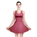 Red Background With A Pattern Reversible Skater Dress View1