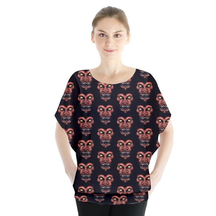 Dark Conversational Pattern Blouse