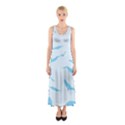 Blue Tiger Animal Pattern Digital Sleeveless Maxi Dress View1