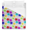 Snowflake Pattern Repeated Duvet Cover (Queen Size) View1