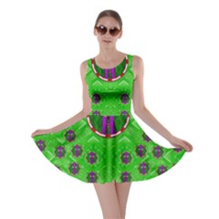 Smoking Hot Cartoon Lady Skater Dress