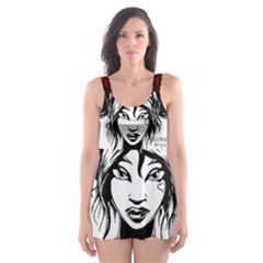 Sickle Cell Is Me Picsart 1482705574799 Skater Dress Swimsuit