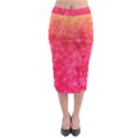 Abstract red octagon polygonal texture Midi Pencil Skirt View1