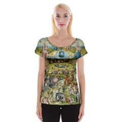 Hieronymus Bosch Garden Of Earthly Delights Women s Cap Sleeve Top