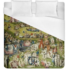 Hieronymus Bosch Garden Of Earthly Delights Duvet Cover (king Size) by MasterpiecesOfArt