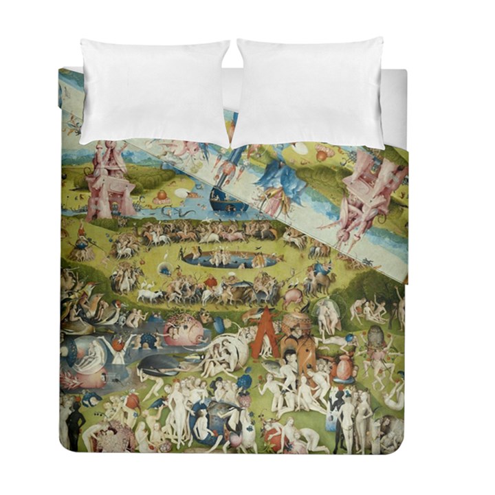 Hieronymus Bosch Garden Of Earthly Delights Duvet Cover Double Side (Full/ Double Size)