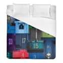 Door Number Pattern Duvet Cover (Full/ Double Size) View1