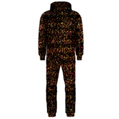 Colorful And Glowing Pixelated Pattern Hooded Jumpsuit (men)  by Amaryn4rt