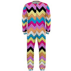 Chevrons Pattern Art Background Onepiece Jumpsuit (men)  by Amaryn4rt