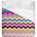 Chevrons Pattern Art Background Duvet Cover (King Size) View1