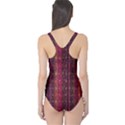 Colorful And Glowing Pixelated Pixel Pattern One Piece Swimsuit View2