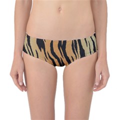 Tiger Animal Print A Completely Seamless Tile Able Background Design Pattern Classic Bikini Bottoms by Amaryn4rt