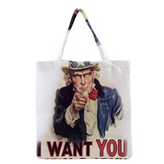 Uncle Sam Grocery Tote Bag by Valentinaart