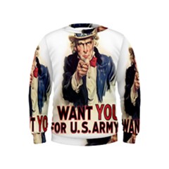 Uncle Sam Kids  Sweatshirt by Valentinaart