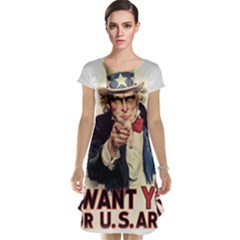 Uncle Sam Cap Sleeve Nightdress by Valentinaart