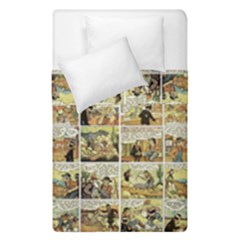 Old Comic Strip Duvet Cover Double Side (single Size) by Valentinaart