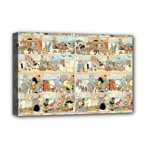 Old Comic Strip Deluxe Canvas 18  X 12   by Valentinaart